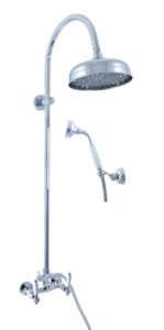 SLEZAK-RAV Vodovodní baterie sprchová MORAVA RETRO s hlavovou a ruční sprchou