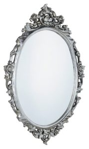 SAPHO DESNA oválné zrcadlo ve vyřezávaném rámu