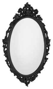 SAPHO DESNA oválné zrcadlo ve vyřezávaném rámu