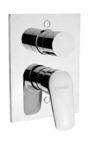 NOVASERVIS Vanová sprchová podomítková s přepínačem Titania Pure chrom 90350R