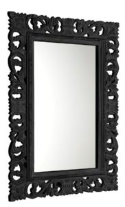 SAPHO SCULE zrcadlo ve vyřezávaném rámu 70x100cm