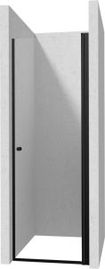 DEANTE Kerria Plus nero Sprchové dveře bez stěnového profilu