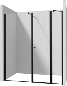 DEANTE/S Sprchové dveře výklopné 100 pevná stěna 90 KTSUN43P+KTS_N39P+KTS_N11X KERRIA/0209