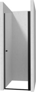DEANTE Kerria Plus nero Sprchové dveře bez stěnového profilu