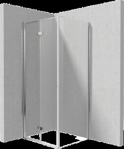 DEANTE/S Sprchový kout pevná stěna 110 skládací dveře 100 KTSX043P+KTS_031P KERRIA/0301