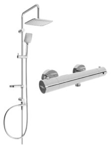 MEXEN/S Sven sprchový sloup včetně sprchové termostatické baterie Kai