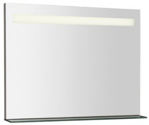 SAPHO BRETO zrcadlo s LED osvětlením a policí 800x608 BT080