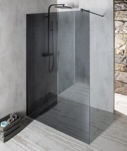 GELCO VARIO BLACK jednodílná sprchová zástěna k instalaci ke stěně