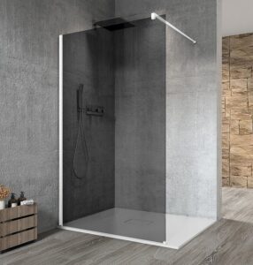 GELCO VARIO WHITE jednodílná sprchová zástěna k instalaci ke stěně