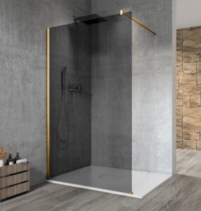 GELCO VARIO GOLD MATT jednodílná sprchová zástěna k instalaci ke stěně