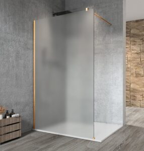 GELCO VARIO GOLD MATT jednodílná sprchová zástěna k instalaci ke stěně