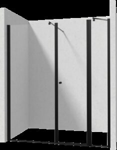 DEANTE/S Sprchové dveře výklopné 100 pevná stěna 30 KTSUN43P+KTS_N83P+KTS_N11X KERRIA/0205