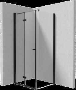 DEANTE/S Sprchový kout pevná stěna 140 skládací dveře 100 KTSXN43P+KTS_N34P KERRIA/0460