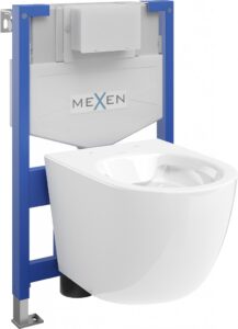MEXEN/S WC předstěnová instalační sada Fenix XS-F s WC mísou Lena