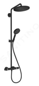 HANSGROHE Croma Select S Sprchový set Showerpipe 280 s termostatem, matná černá 26890670