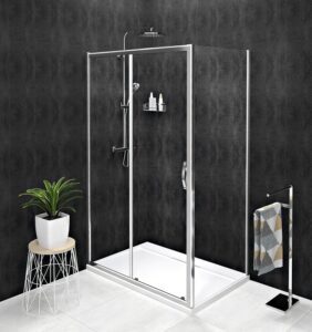 GELCO SIGMA SIMPLY CHROM Obdélníkový sprchový kout 1100x700 čiré sklo