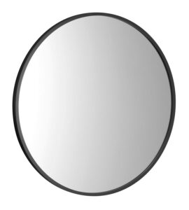 SAPHO NOTION SLIM kulaté zrcadlo v rámu ø 40cm